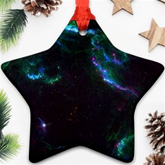 Space Cosmos Galaxy Stars Black Hole Universe Art Star Ornament (two Sides) by Pakemis