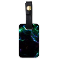 Space Cosmos Galaxy Stars Black Hole Universe Art Luggage Tag (one Side) by Pakemis