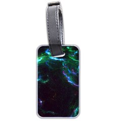 Space Cosmos Galaxy Stars Black Hole Universe Art Luggage Tag (two Sides) by Pakemis