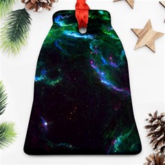 Space Cosmos Galaxy Stars Black Hole Universe Art Bell Ornament (two Sides) by Pakemis