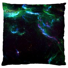 Space Cosmos Galaxy Stars Black Hole Universe Art Large Cushion Case (one Side) by Pakemis