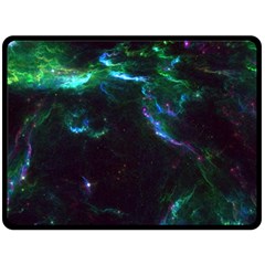 Space Cosmos Galaxy Stars Black Hole Universe Art Double Sided Fleece Blanket (large) by Pakemis