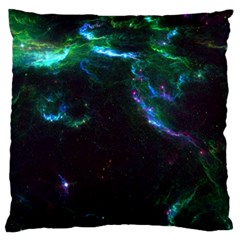 Space Cosmos Galaxy Stars Black Hole Universe Art Standard Flano Cushion Case (one Side) by Pakemis