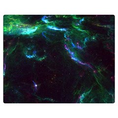 Space Cosmos Galaxy Stars Black Hole Universe Art Double Sided Flano Blanket (medium) by Pakemis