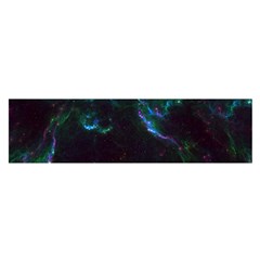 Space Cosmos Galaxy Stars Black Hole Universe Art Oblong Satin Scarf (16  X 60 ) by Pakemis