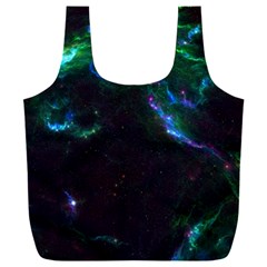 Space Cosmos Galaxy Stars Black Hole Universe Art Full Print Recycle Bag (xxl) by Pakemis