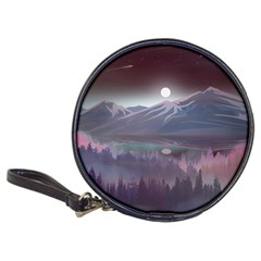 Mountains Nature Forest Moon Landscape Moonlight Classic 20-cd Wallets by Pakemis