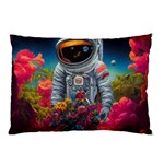 Astronaut Universe Planting Flowers Cosmos Galaxy Pillow Case 26.62 x18.9  Pillow Case