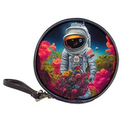 Astronaut Universe Planting Flowers Cosmos Galaxy Classic 20-cd Wallets by Pakemis