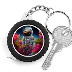 Astronaut Universe Planting Flowers Cosmos Galaxy Measuring Tape by Pakemis