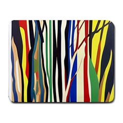 Abstract Trees Colorful Artwork Woods Small Mousepad