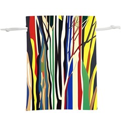 Abstract Trees Colorful Artwork Woods Lightweight Drawstring Pouch (xl) by Pakemis