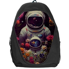 Astronaut Universe Planting Flowers Cosmos Art Backpack Bag by Pakemis