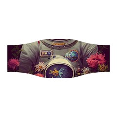 Astronaut Universe Planting Flowers Cosmos Art Stretchable Headband by Pakemis