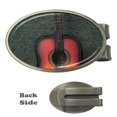 Guitar Ropes Music Instrument Sound Melody Money Clips (oval)  by Pakemis