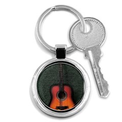 Guitar Ropes Music Instrument Sound Melody Key Chain (round) by Pakemis