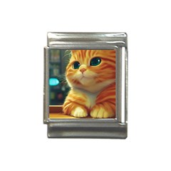 Cute Cat Cat Feline 3d Italian Charm (13mm) by Pakemis