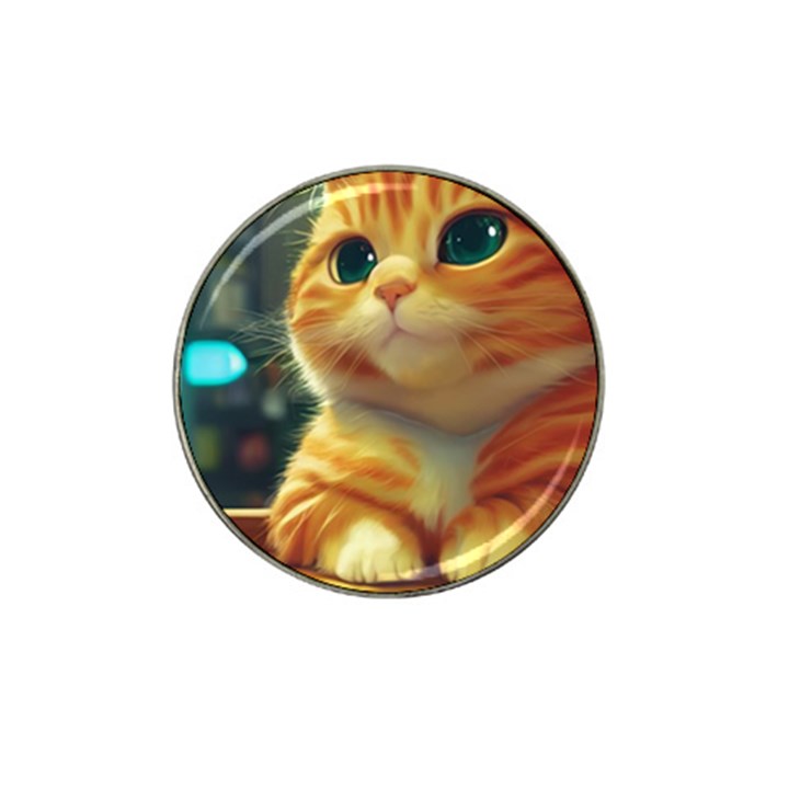 Cute Cat Cat Feline 3d Hat Clip Ball Marker (4 pack)