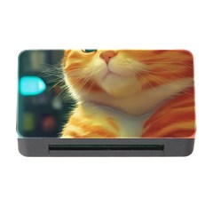 Cute Cat Cat Feline 3d Memory Card Reader With Cf by Pakemis