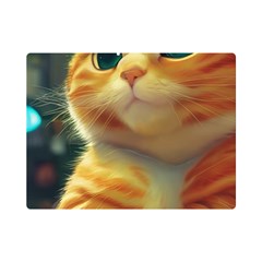 Cute Cat Cat Feline 3d Flano Blanket (mini)