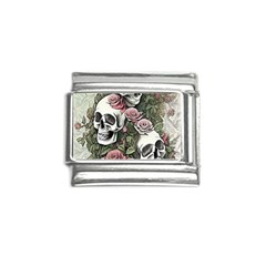 Skulls Roses Wallpaper Garden Artwork Italian Charm (9mm)