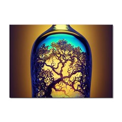 Flask Bottle Tree In A Bottle Perfume Design Sticker A4 (10 Pack) by Pakemis