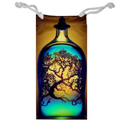 Flask Bottle Tree In A Bottle Perfume Design Jewelry Bag by Pakemis