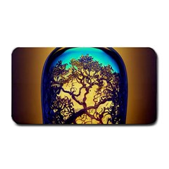 Flask Bottle Tree In A Bottle Perfume Design Medium Bar Mat by Pakemis