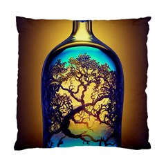 Flask Bottle Tree In A Bottle Perfume Design Standard Cushion Case (one Side) by Pakemis