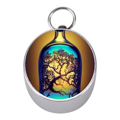 Flask Bottle Tree In A Bottle Perfume Design Mini Silver Compasses by Pakemis