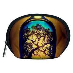 Flask Bottle Tree In A Bottle Perfume Design Accessory Pouch (medium) by Pakemis