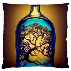 Flask Bottle Tree In A Bottle Perfume Design Standard Flano Cushion Case (two Sides) by Pakemis