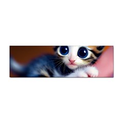 Cute Kitten Kitten Animal Wildlife 3d Sticker (bumper)