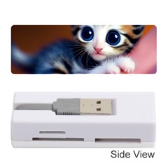 Cute Kitten Kitten Animal Wildlife 3d Memory Card Reader (stick) by Pakemis