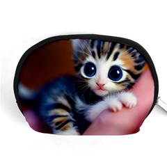 Cute Kitten Kitten Animal Wildlife 3d Accessory Pouch (medium) by Pakemis