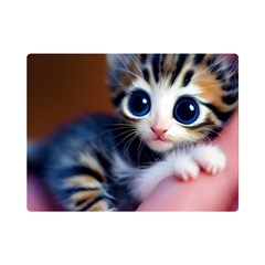 Cute Kitten Kitten Animal Wildlife 3d Flano Blanket (mini)