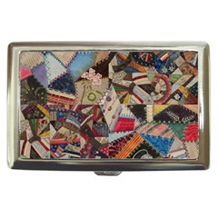 Background Embroidery Pattern Stitches Abstract Cigarette Money Case