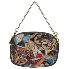 Background Embroidery Pattern Stitches Abstract Chain Purse (Two Sides)