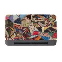 Background Embroidery Pattern Stitches Abstract Memory Card Reader with CF