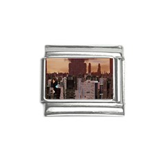 Skyline Skyscrapers Futuristic Sci-fi Panorama Italian Charm (9mm) by Pakemis