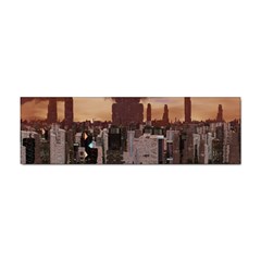 Skyline Skyscrapers Futuristic Sci-fi Panorama Sticker (bumper) by Pakemis