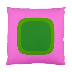 Pink And Green 1105 - Groovy Retro Style Art Standard Cushion Case (one Side) by KorokStudios