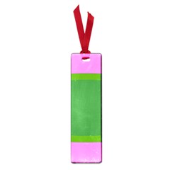 Pink And Green 1105 - Groovy Retro Style Art Small Book Marks by KorokStudios