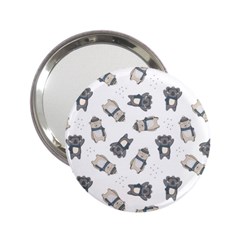 Cute Seamless Pattern With Koala Panda Bear 2 25  Handbag Mirrors by Pakemis