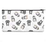 Cute Seamless Pattern With Koala Panda Bear Pencil Case Back