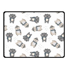 Cute Seamless Pattern With Koala Panda Bear Fleece Blanket (small) by Pakemis