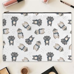 Cute Seamless Pattern With Koala Panda Bear Cosmetic Bag (xxxl) by Pakemis