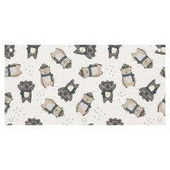 Cute Seamless Pattern With Koala Panda Bear Banner And Sign 6  X 3  by Pakemis