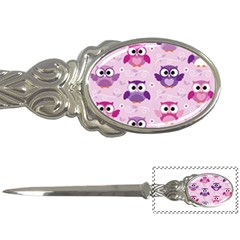 Seamless Cute Colourfull Owl Kids Pattern Letter Opener by Pakemis