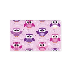 Seamless Cute Colourfull Owl Kids Pattern Sticker Rectangular (10 Pack) by Pakemis